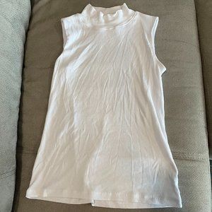 NWOT Rachel Zoe Ribbed Mock Neck Tank